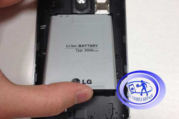 تعویض باتری موبایل lg