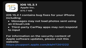 آپدیت iOS 15.2.1 چه باگ هایی را برطرف میکند؟