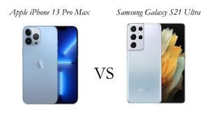 تفاوت آیفون ۱۳ پرومکس و سامسونگ گلکسی اس ۲۱ اولترا + باید کدام را بخریم؟